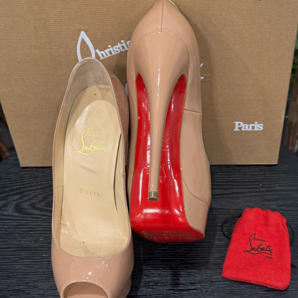 Christian Louboutin Lady Peep 150 Pumps - Picture 3 of 10